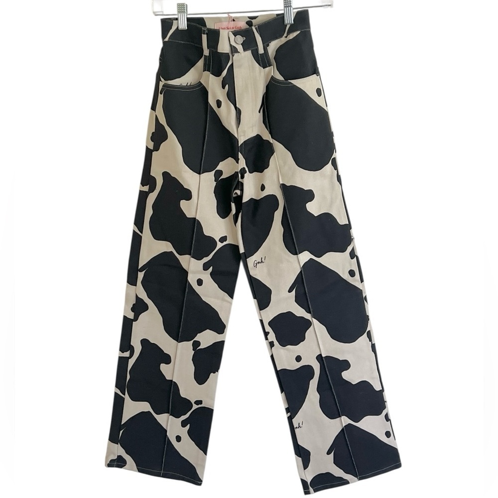 Lisa Says Gah Robyn Jean in Cow Print NWT Size 25